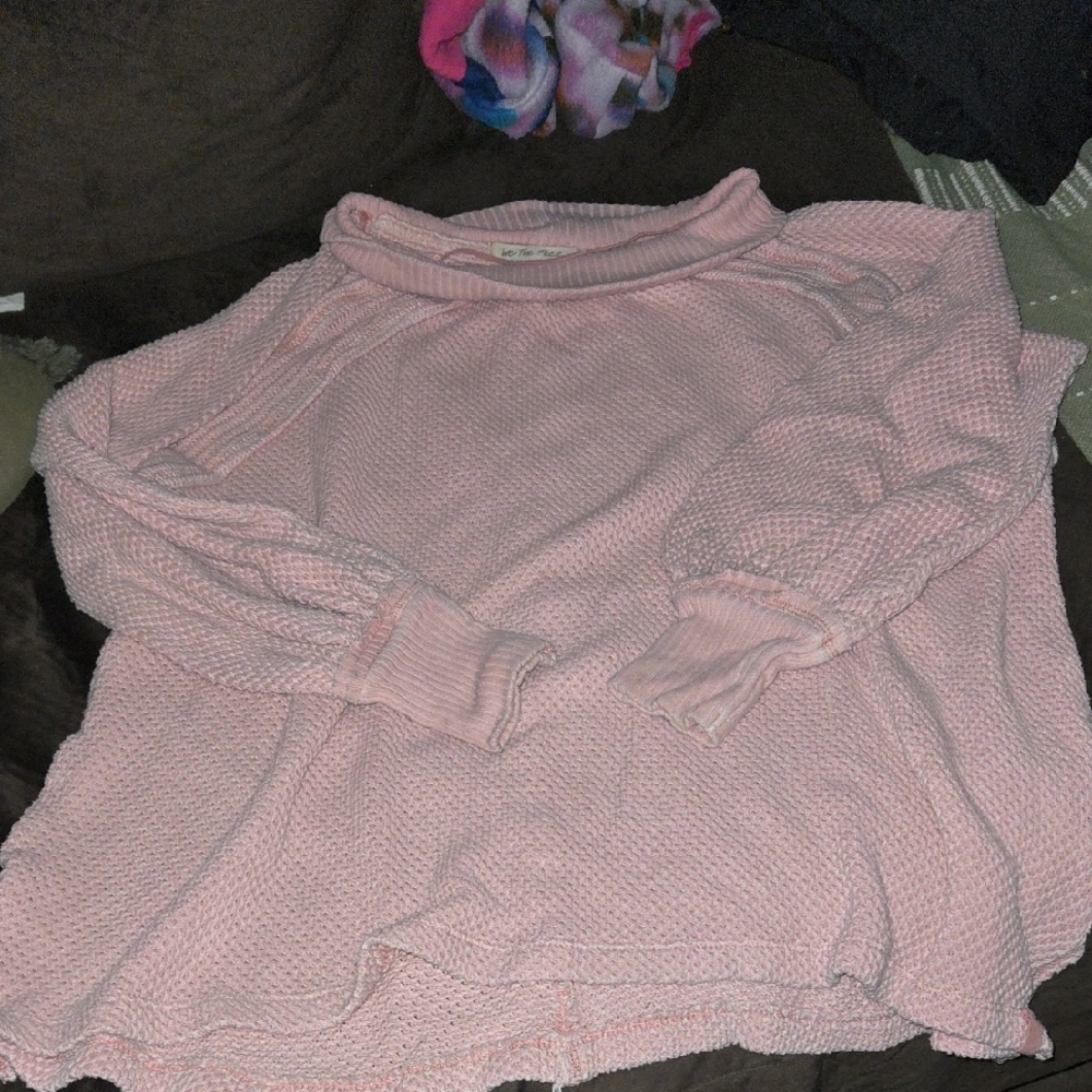 We The Free Blush Cowl Neck Sweater